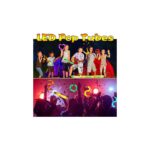 Šlanga/vamzdis fidget pop led šviečianti 6 vnt,