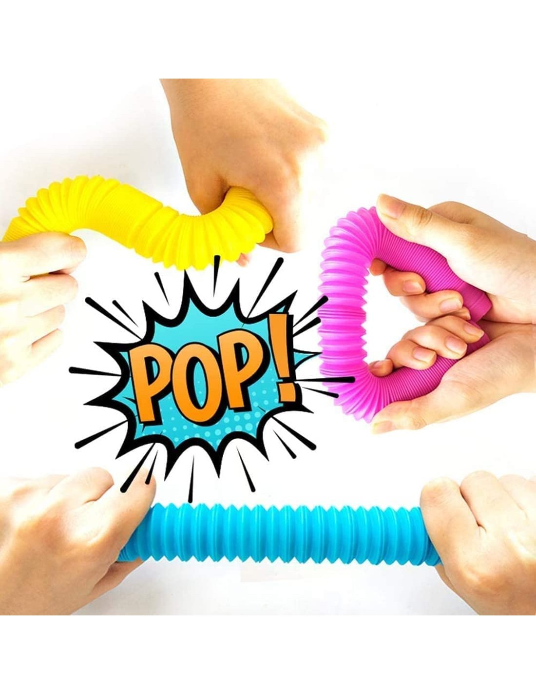 Šlanga/vamzdis fidget pop 12 vnt.