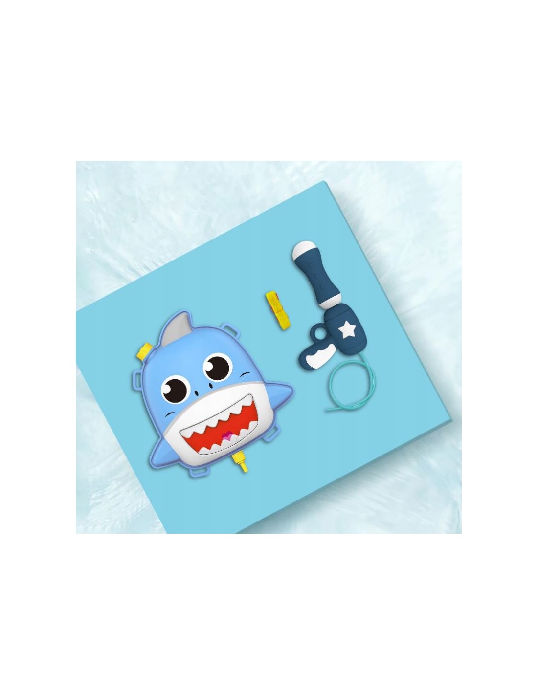 Vandens šautuvas su kuprine Vandens šautuvas su kuprine