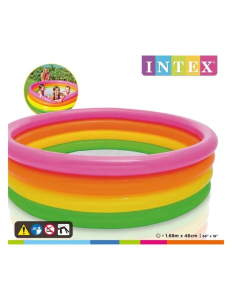 Pripučiamas baseinas INTEX 1,68x46 cm. Pripučiamas baseinas INTEX 1,68x46 cm.
