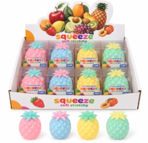Squishy ananasas cruncy minkomas žaislas