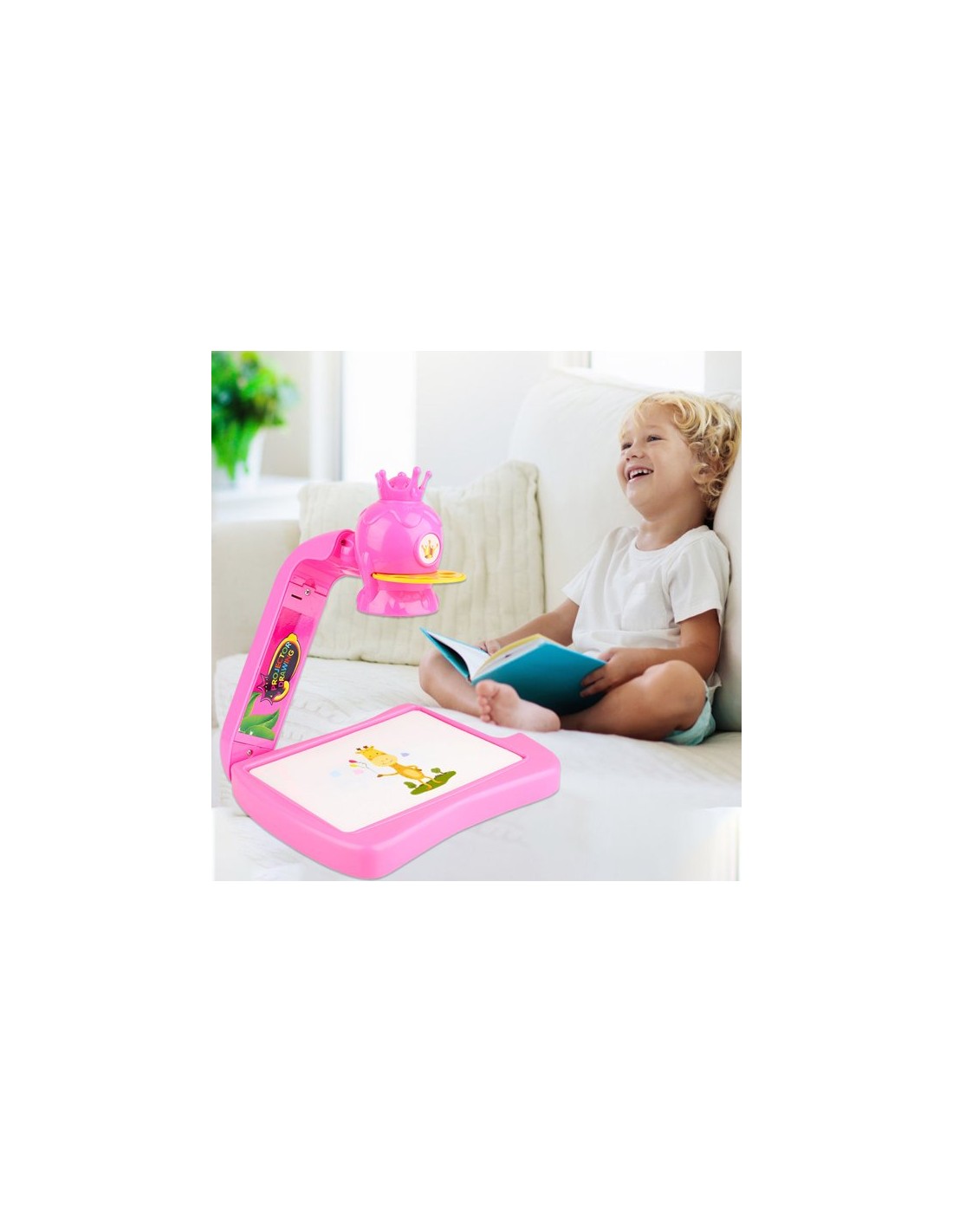 Projektorius piešimui 3 in 1 vaikiškas Projektorius piešimui 3 in 1 vaikiškas