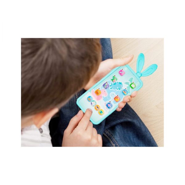 Pakraunamas telefonas vaikui rožinė spalva Pakraunamas telefonas vaikui rožinė spalva