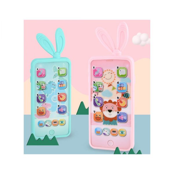 Pakraunamas telefonas vaikui rožinė spalva Pakraunamas telefonas vaikui rožinė spalva