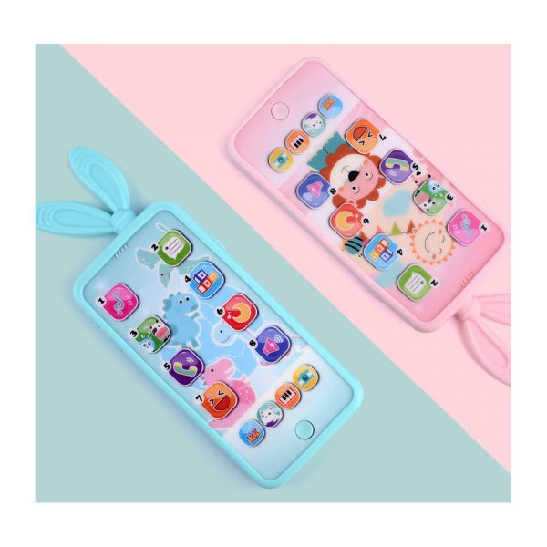 Pakraunamas telefonas vaikui rožinė spalva Pakraunamas telefonas vaikui rožinė spalva