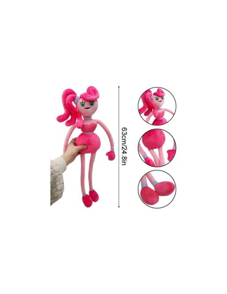 Huggy wuggy mommy - mama pliušinis žaislas 56 cm. Huggy wuggy mommy - mama pliušinis žaislas 56 cm.