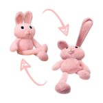 Pliušinis KIŠKIS išsitraukiančiomis ausimis (PLUSH BUNNY)