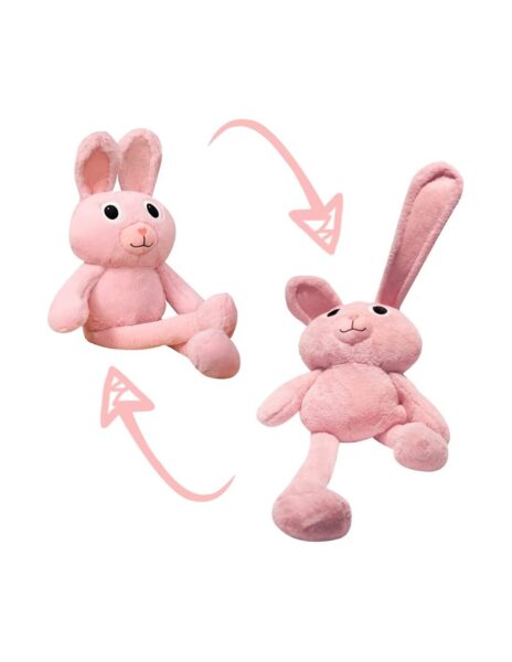 Pliušinis KIŠKIS išsitraukiančiomis ausimis (PLUSH BUNNY) Pliušinis KIŠKIS išsitraukiančiomis ausimis (PLUSH BUNNY)