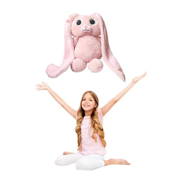 Pliušinis KIŠKIS išsitraukiančiomis ausimis (PLUSH BUNNY) Pliušinis KIŠKIS išsitraukiančiomis ausimis (PLUSH BUNNY)