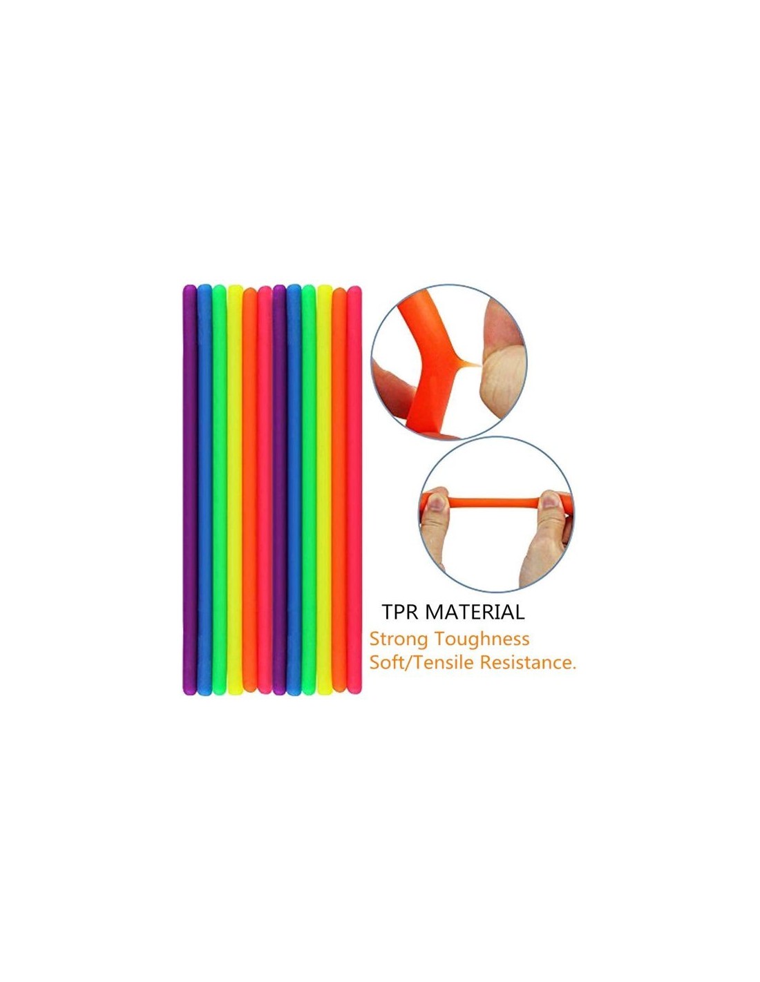 Fidget juostelė - virvutė silikoninė tampoma 2vnt.