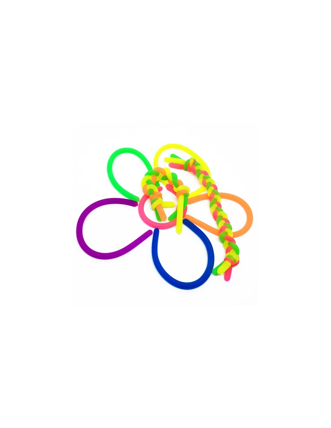 Fidget juostelė - virvutė silikoninė tampoma 2vnt. Fidget juostelė - virvutė silikoninė tampoma 2vnt.