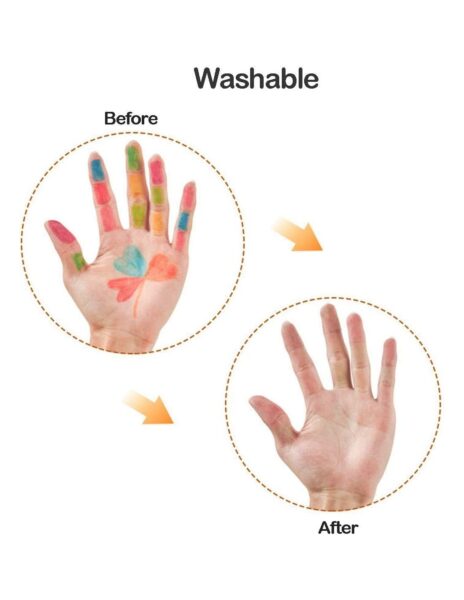 Dvipusiai flomasteriai/markeriai 12 vnt. nuplaunami Dvipusiai flomasteriai/markeriai 12 vnt. nuplaunami