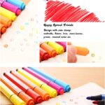 Flomasteriai markeriai nuplaunami su antspaudais / štampais 18vnt. Flomasteriai markeriai nuplaunami su antspaudais / štampais 18vnt.