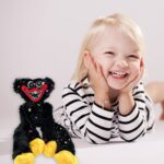 Huggy wuggy pliušinis žaislas juodas su blizgučiais Huggy wuggy pliušinis žaislas juodas su blizgučiais