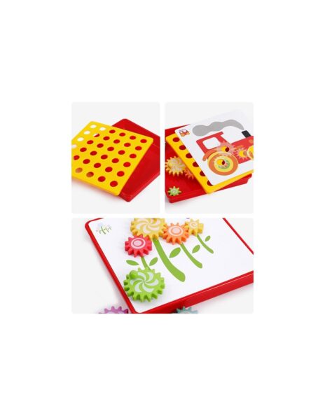 Dėlionė - mozaika - konstruktorius su sukimo detalėmis Dėlionė - mozaika - konstruktorius su sukimo detalėmis