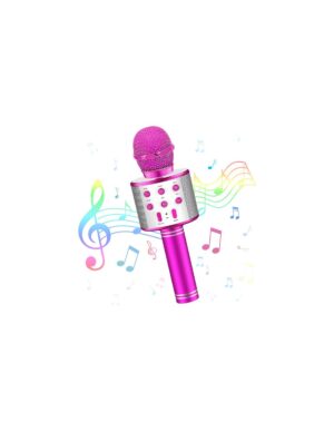 Karaoke Bluetooth mikrofonas su įrašymo funkcija