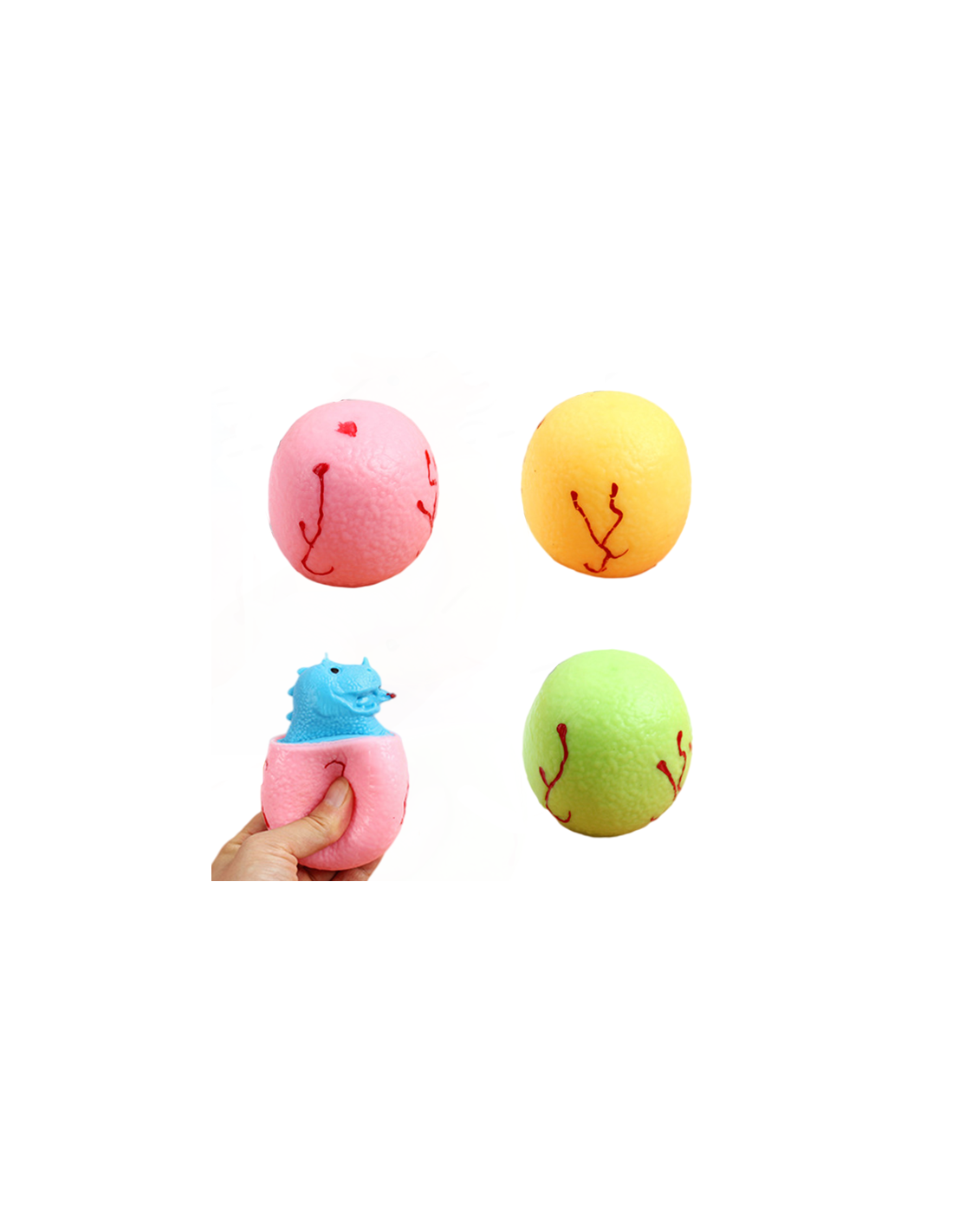 Dinozauras squishy, minkomas antistresinis žaislas, 3 vnt. Dinozauras squishy, minkomas antistresinis žaislas, 3 vnt.