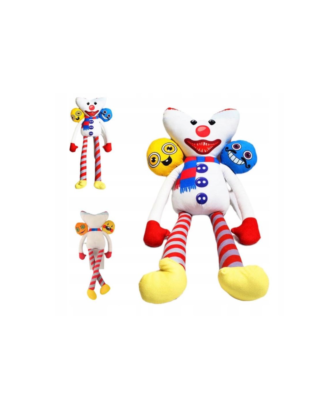 Huggy Wuggy klounas pliušinis žaislas 63cm. Huggy Wuggy klounas pliušinis žaislas 63cm.