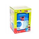 Taupyklė seifas vaikui elektroninė, garsai, su pin kodu, mėlyna spalva Taupyklė seifas vaikui elektroninė, garsai, su pin kodu, mėlyna spalva