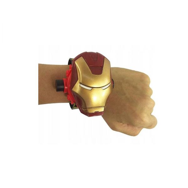 Avengers IRONMAN tipo laikrodis su projektoriumi, 24 paveikslėliai Avengers IRONMAN tipo laikrodis su projektoriumi, 24 paveikslėliai