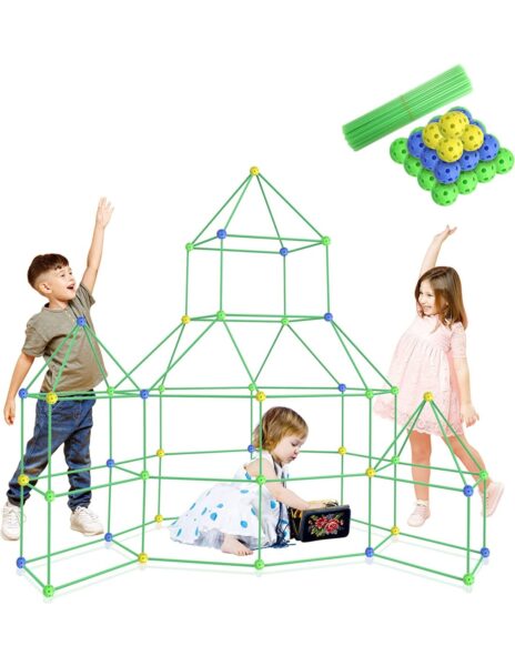 86 detalių konstruktorius fortas, šviečiantis tamsoje