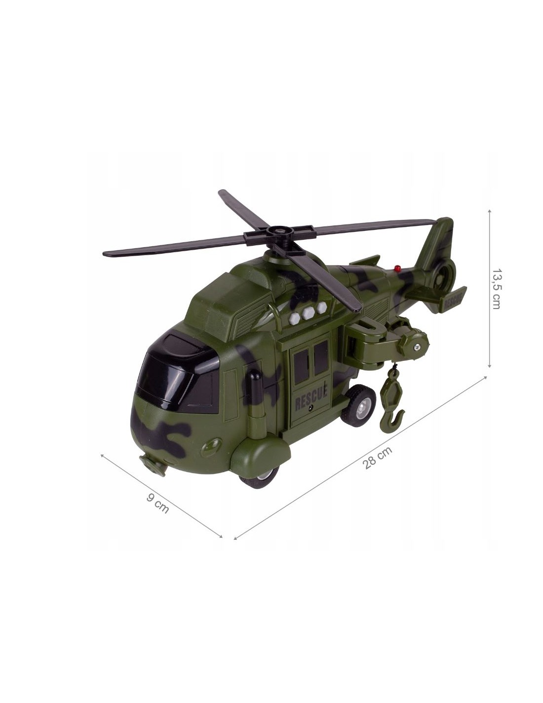 Malūnsparnis karinis, su garsais ir šviesomis, 1:16 Malūnsparnis karinis, su garsais ir šviesomis, 1:16