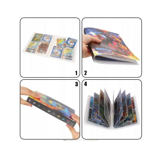 Pokemon albumas, talpa, 240 kortų