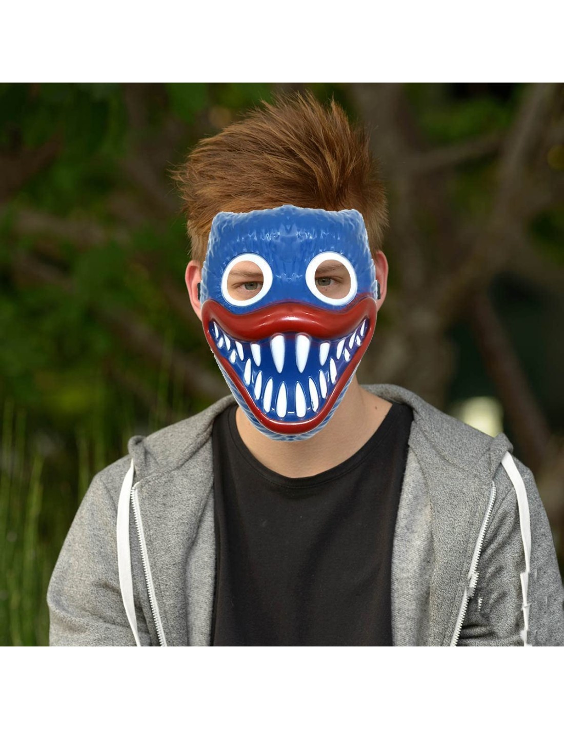 Huggy Wuggy Helovyno kaukės 3 vnt. vakarėliui Huggy Wuggy Helovyno kaukės 3 vnt. vakarėliui