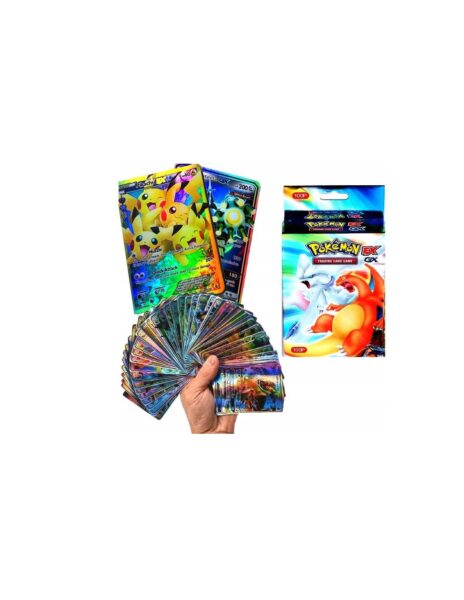 Pokemon kortos, pakuotė 100 vnt.