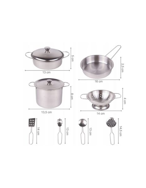 Šefo rinkinys 12 vnt., su prijuoste, metaliniai indeliai Šefo rinkinys 12 vnt., su prijuoste, metaliniai indeliai