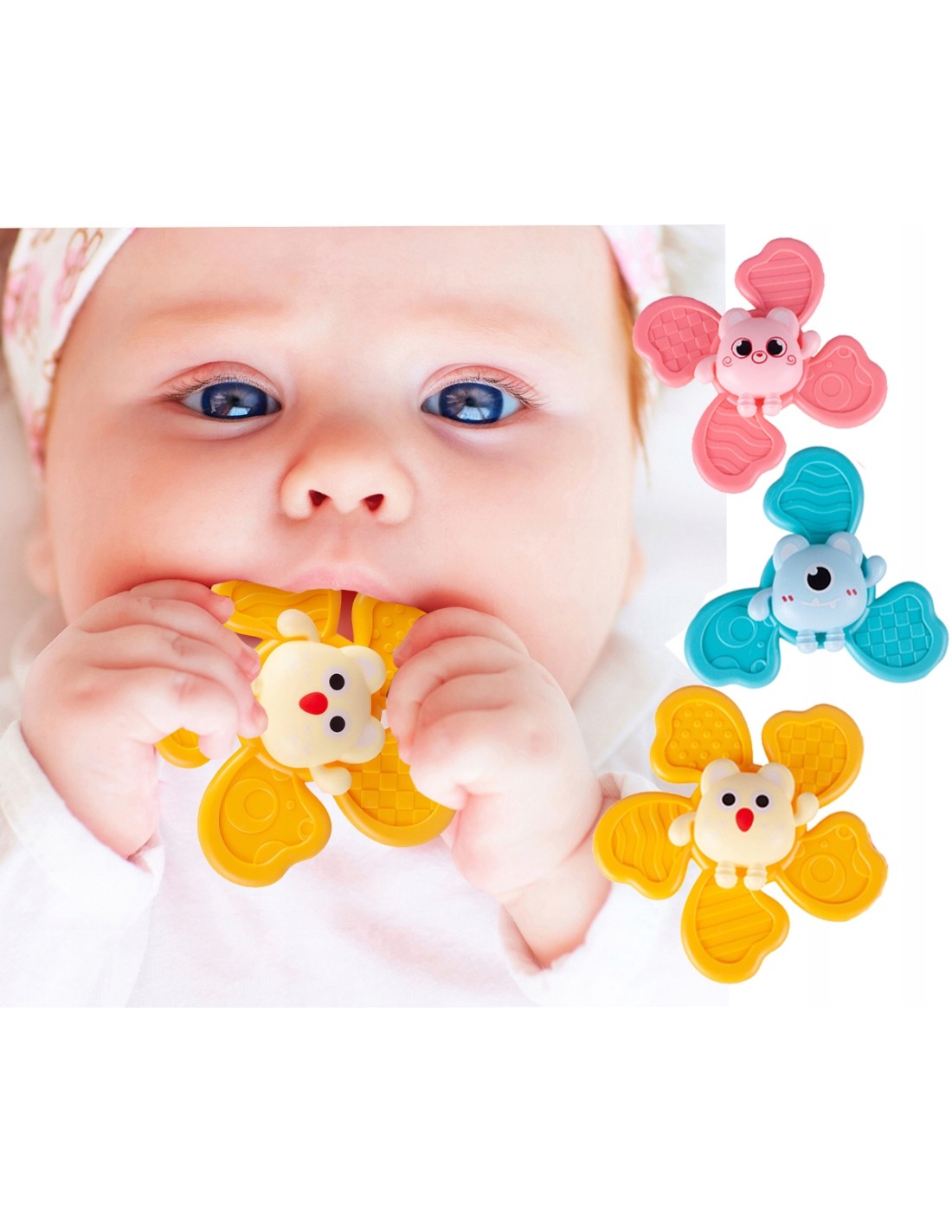 Suktukas kramtukas prilimpantis kūdikiui 3 vnt. spineris Suktukas kramtukas prilimpantis kūdikiui 3 vnt. spineris