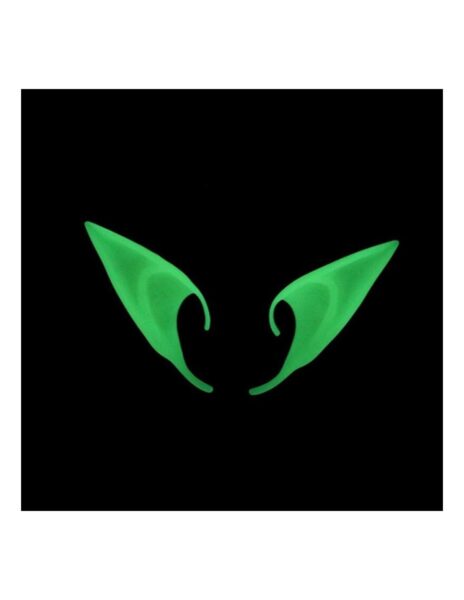 Helovynui Elfo ausys Goblinas šviečiančios tamsoje 14x14 cm. Helovynui Elfo ausys Goblinas šviečiančios tamsoje 14x14 cm.