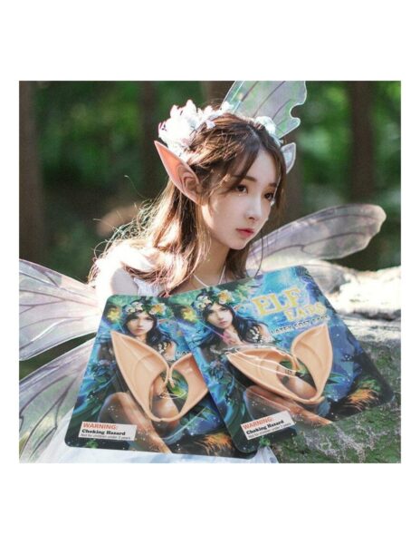 Helovynui Elfo ausys Goblinas šviečiančios tamsoje 14x14 cm. Helovynui Elfo ausys Goblinas šviečiančios tamsoje 14x14 cm.