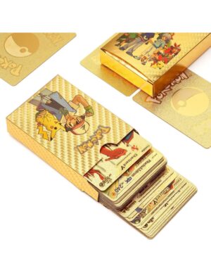 Pokemon kortos 55 vnt. auksinė kolekcija Gx Rare V serijos Vmax Rares