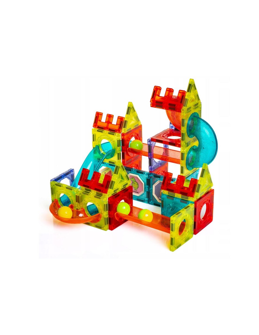 Magnetinis konstruktorius, 148 detalės, kamuoliuko ridenimas Magnetinis konstruktorius, 148 detalės, kamuoliuko ridenimas