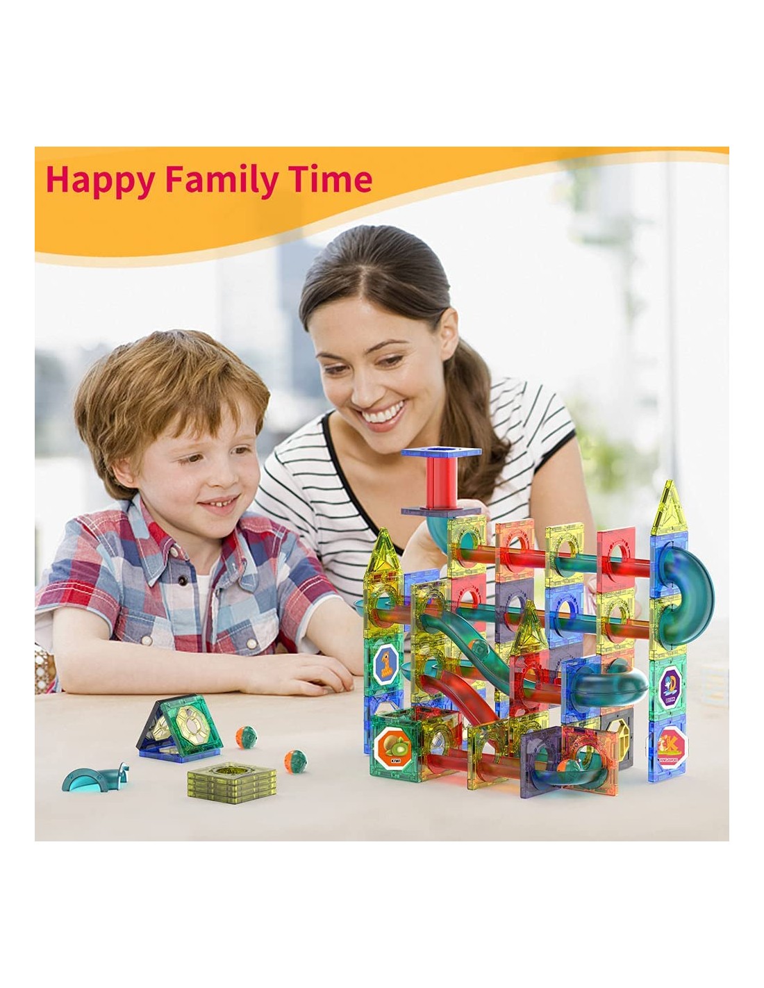 Magnetinis konstruktorius, 148 detalės, kamuoliuko ridenimas Magnetinis konstruktorius, 148 detalės, kamuoliuko ridenimas