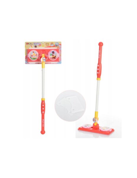 Šluota valymui vaikiška, su muzikos garsais, šviesos efektais