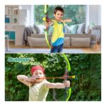 Šviečiantis lankas su 6 strėlėmis, taikinys - dartai, tinkamas lauke ir namuose Šviečiantis lankas su 6 strėlėmis, taikinys - dartai, tinkamas lauke ir namuose