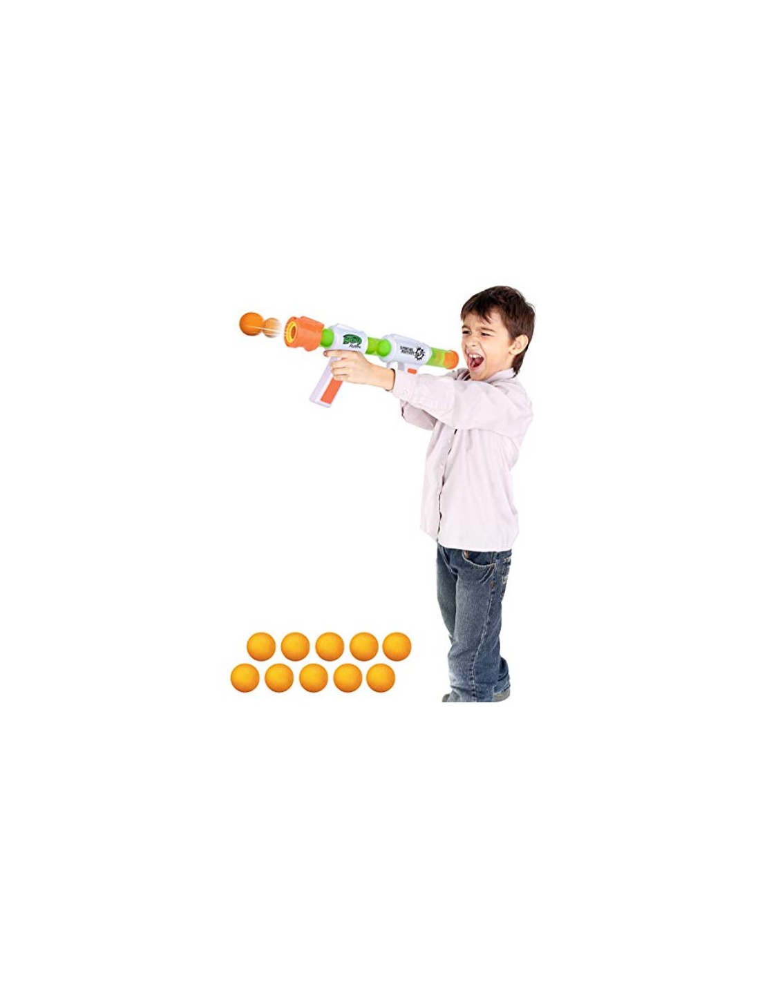 Šautuvas aerodinaminis su kamuoliukais-kulkomis, 3 taikiniai Šautuvas aerodinaminis su kamuoliukais-kulkomis, 3 taikiniai