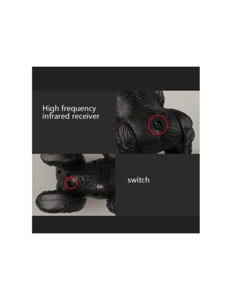 Infrared RC Gorilla su valdymo pultu, šviesos ir garso efektai Infrared RC Gorilla su valdymo pultu, šviesos ir garso efektai