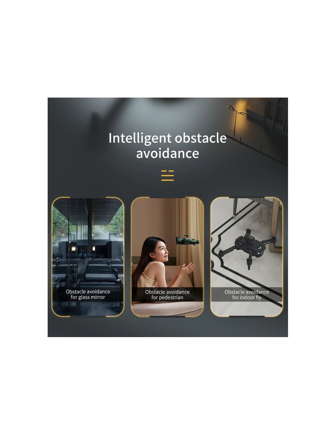 RC profesionalus dronas, 4 K kamera, kliūčių išvengimas RC profesionalus dronas, 4 K kamera, kliūčių išvengimas