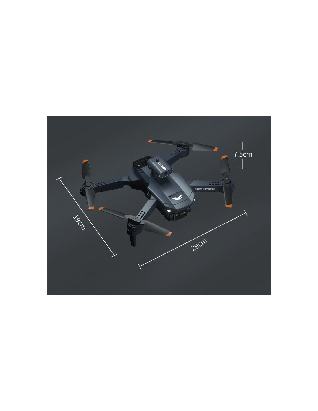 RC profesionalus dronas, 4 K kamera, kliūčių išvengimas