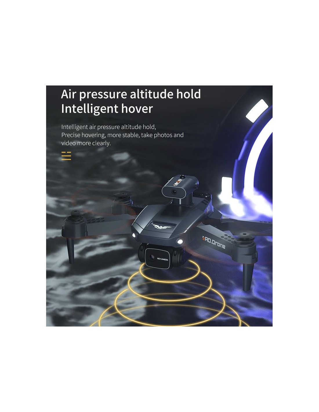 RC profesionalus dronas, 4 K kamera, kliūčių išvengimas RC profesionalus dronas, 4 K kamera, kliūčių išvengimas