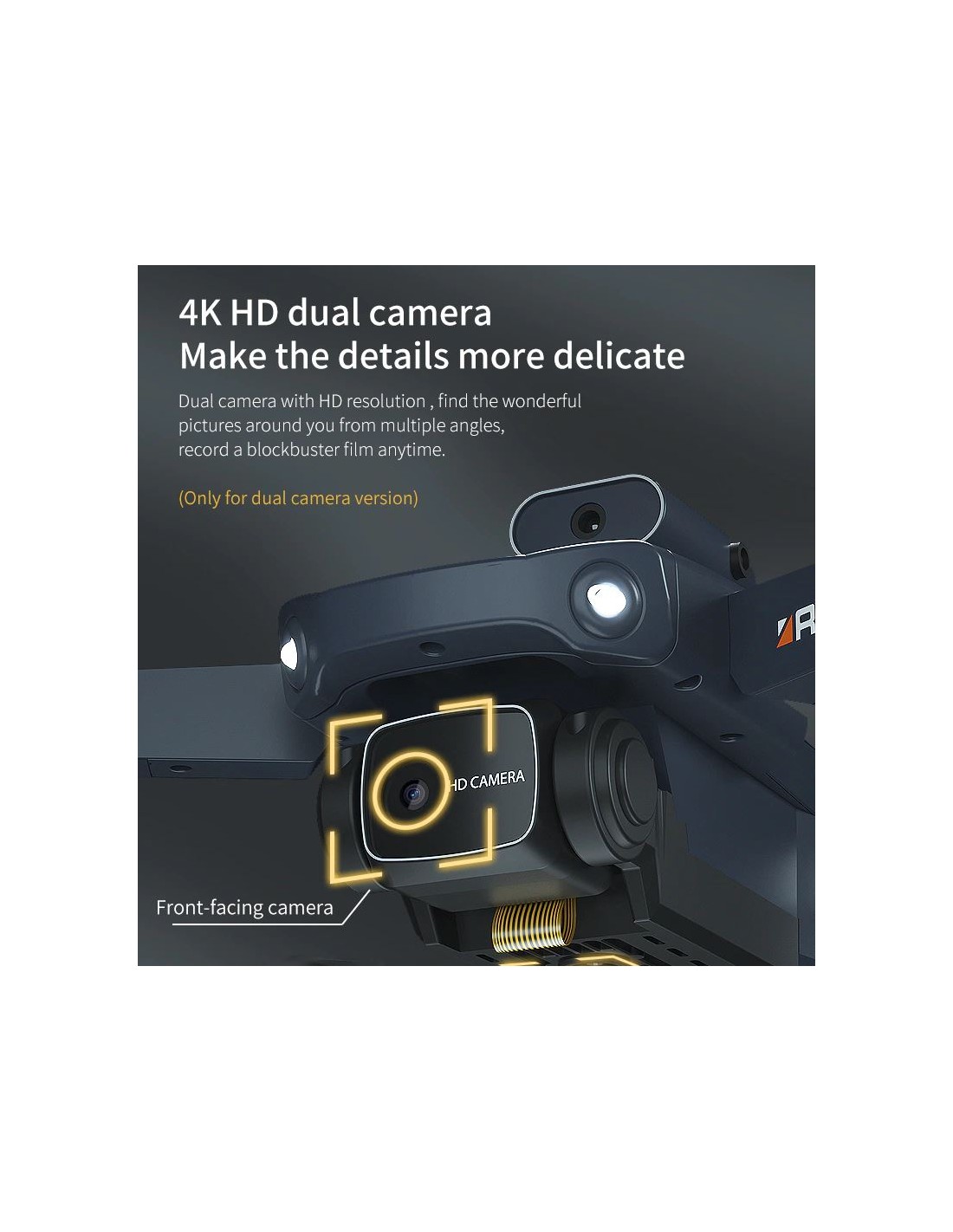 RC profesionalus dronas, 4 K kamera, kliūčių išvengimas RC profesionalus dronas, 4 K kamera, kliūčių išvengimas