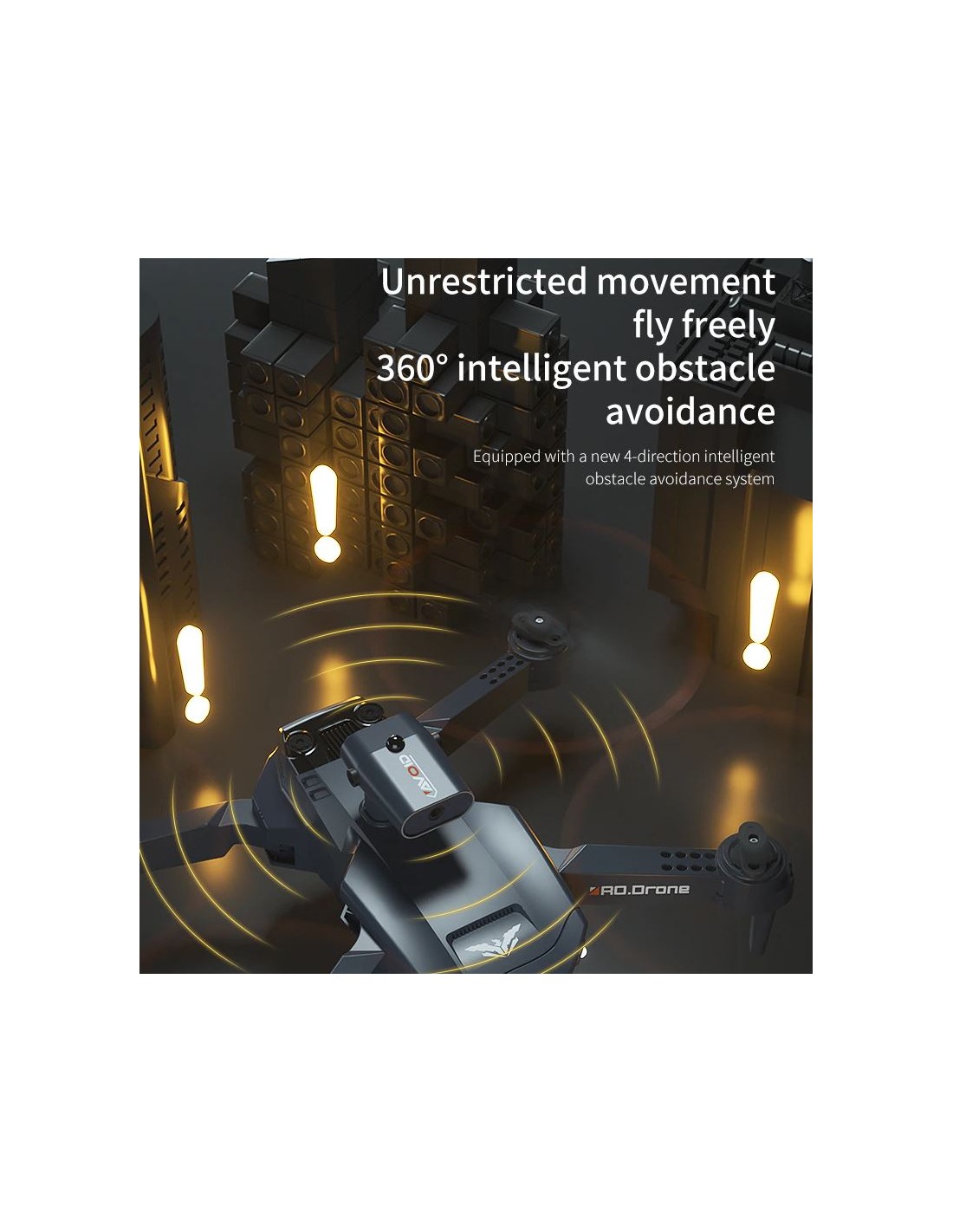 RC profesionalus dronas, 4 K kamera, kliūčių išvengimas RC profesionalus dronas, 4 K kamera, kliūčių išvengimas