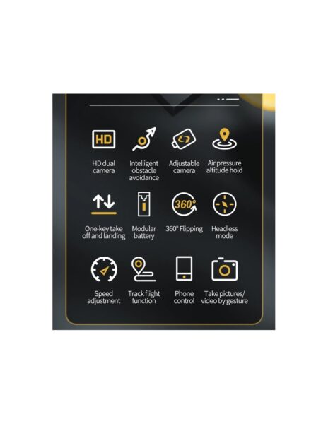 RC profesionalus dronas, 4 K kamera, kliūčių išvengimas RC profesionalus dronas, 4 K kamera, kliūčių išvengimas