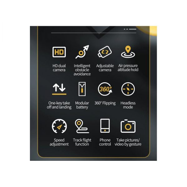 RC profesionalus dronas, 4 K kamera, kliūčių išvengimas RC profesionalus dronas, 4 K kamera, kliūčių išvengimas