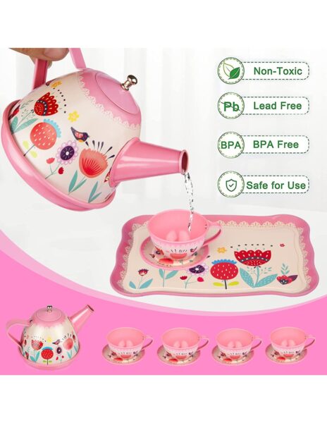 Metalinių indelių rinkinys, 15 vnt., su padėklu Metalinių indelių rinkinys, 15 vnt., su padėklu