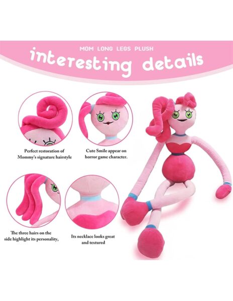 Huggy wuggy mama (mommy )- mama pliušinis žaislas 100 cm. Huggy wuggy mama (mommy )- mama pliušinis žaislas 100 cm.