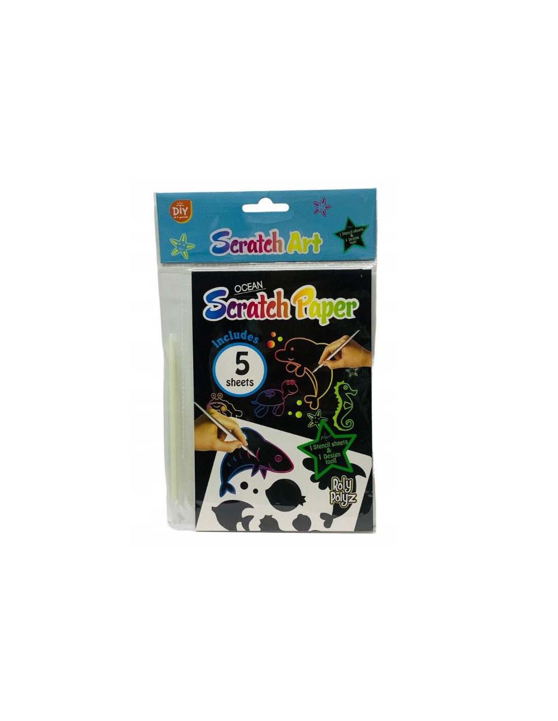 Braižymo kortelių rinkinys su vandenyno gyvūnų formelėmis, 5 kortelės Braižymo kortelių rinkinys su vandenyno gyvūnų formelėmis, 5 kortelės